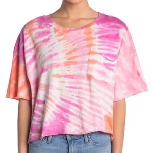 Tie Dye Crop Top Hippie Boho Festival vintage